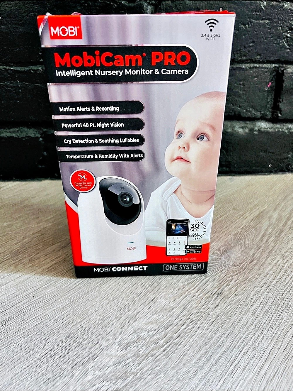 Mobi MobiCam PRO Intelligent Nursery Monitor & Camera Nursery Monitor & Camera